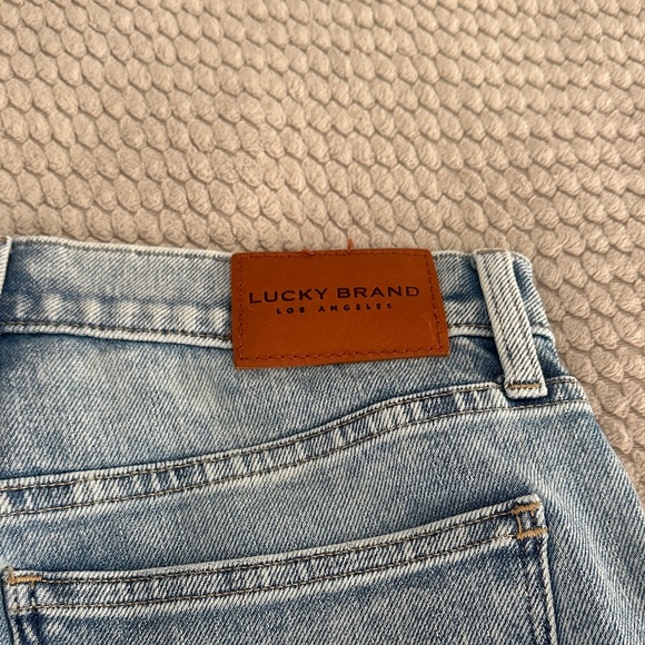 Like new Lucky Brand Blue Mid Rise Ava Cropped Jeans - Picture 6 of 6